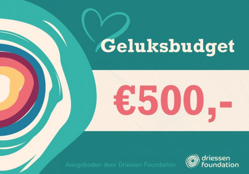 Cheque geluksbudget 500 euro